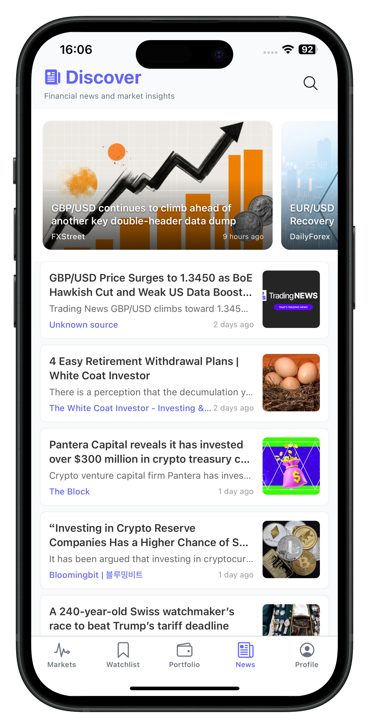 NavTrend App Screenshot 1